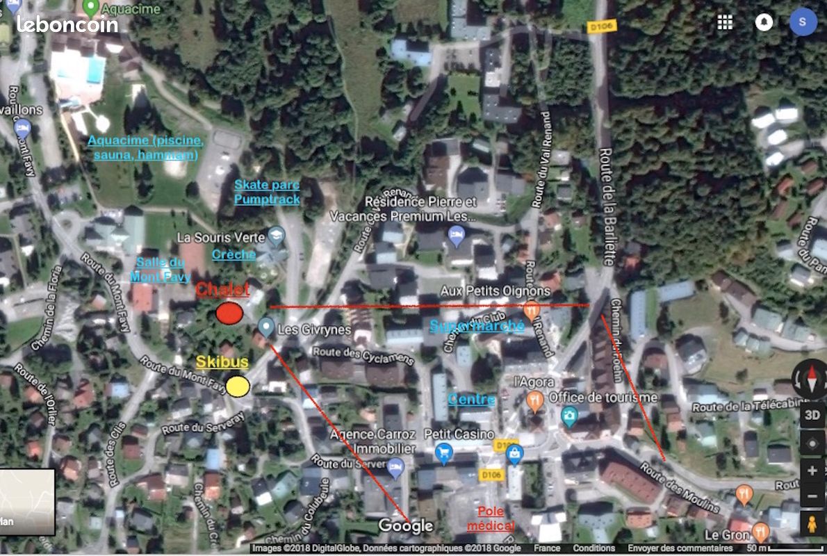 Super T3 plein Centre CARROZ. Jardin/Parking/WIFI/Terrasse (image 14)