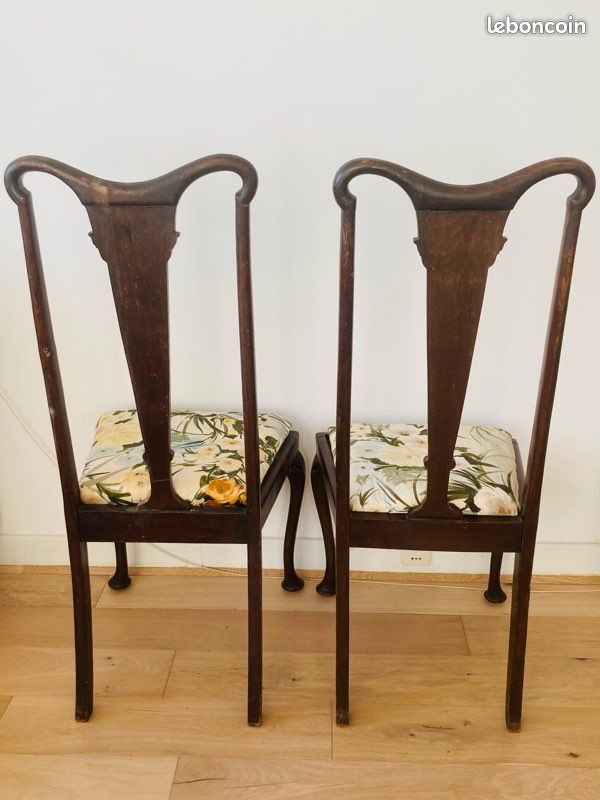 Lot 2 chaises Art Nouveau (image 7)