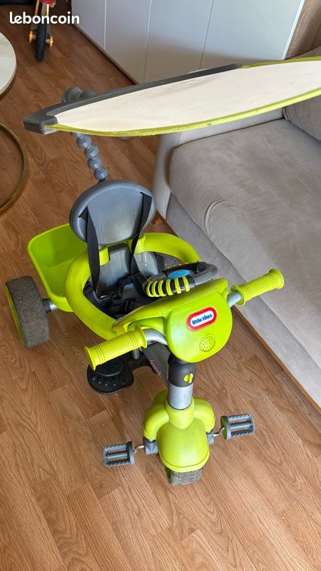Tricycle évolutif pour enfant avec pare-soleil (image 2)