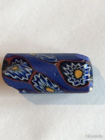 Ancienne Perle commerce Afrique Verre Murano Venise Millefiori 23mm - Collection