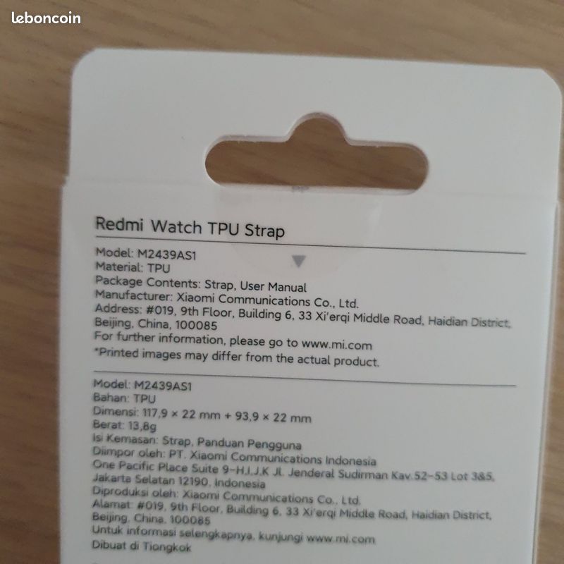 Bracelet Redmi Watch NEUF Rose (image 3)