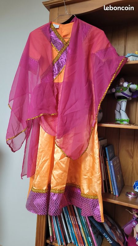 Déguisement robe de princesse Bollywood 5/7 ans (image 1)