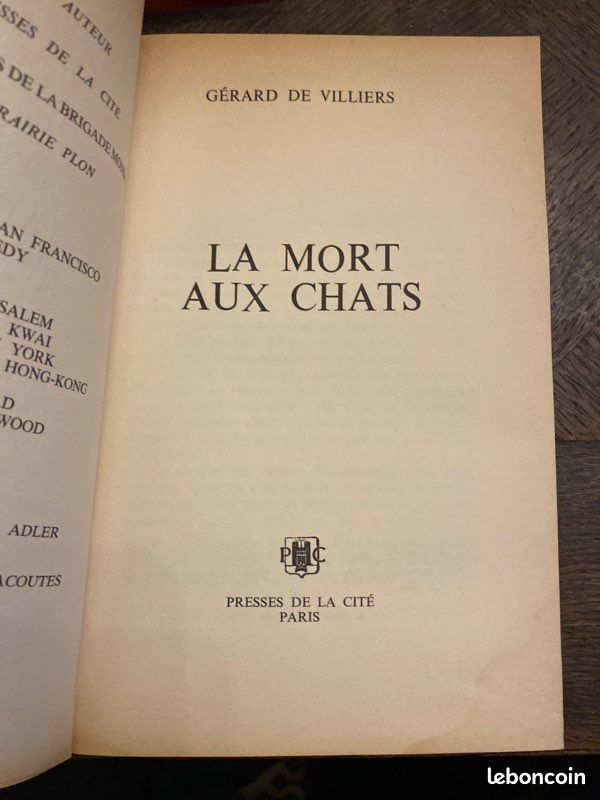 Lot de 4 romans Gerard de Villiers aux presses de la cité (image 5)