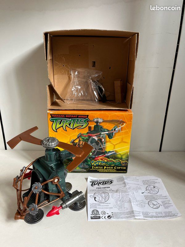 Véhicule Vintage TMNT - Turtle Pogo Copter - Playmates 2004 - Occasion