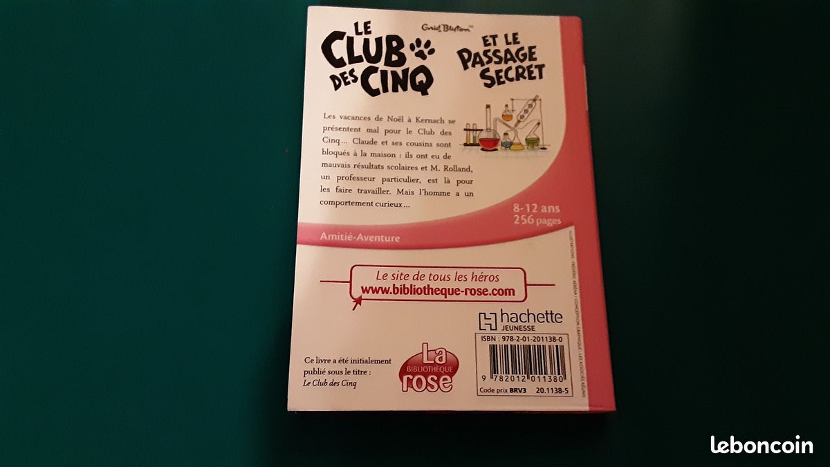 Lot de 4 livres Le club des cinq, bibliothèque rose (image 5)