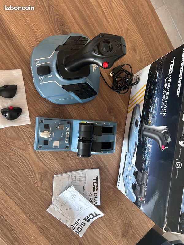 Pack Thrustmaster Airbus – TCA Sidestick + Quadrant + bouton de rechange (image 4)