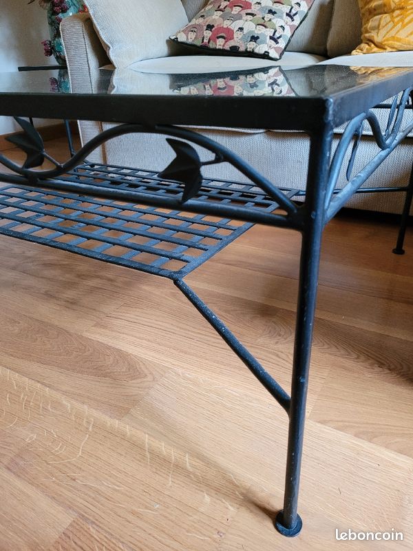Table basse fer forgé (image 2)