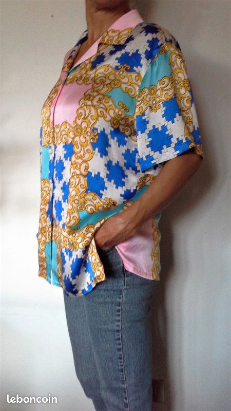 Chemise / chemisier en 100% soie (image 3)