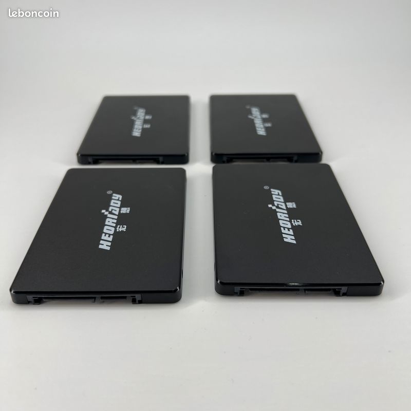 Lot De 4 SSD Internes 128 Go SATA III 2,5 Pouces - Parfait Pour PC Bureau