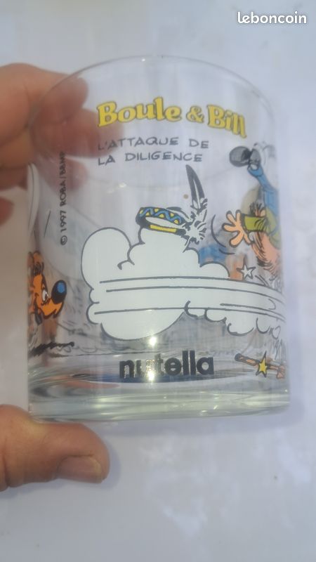 1 verre Nutella boule et Bill l attaque de la diligence(hj) (image 1)