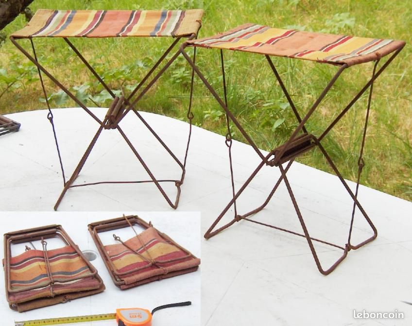 Retro camping Loisirs vacances - Lits, sièges, paillasses, etc. - Que du matériel d'époque (image 5)