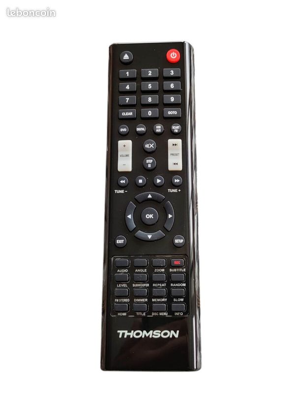 TCNOUMT - Télécommande Remplacement Pour Enceintes Bomaker Odine 3/II/III, Infrarouge, Portée 8 M, Ergonomique