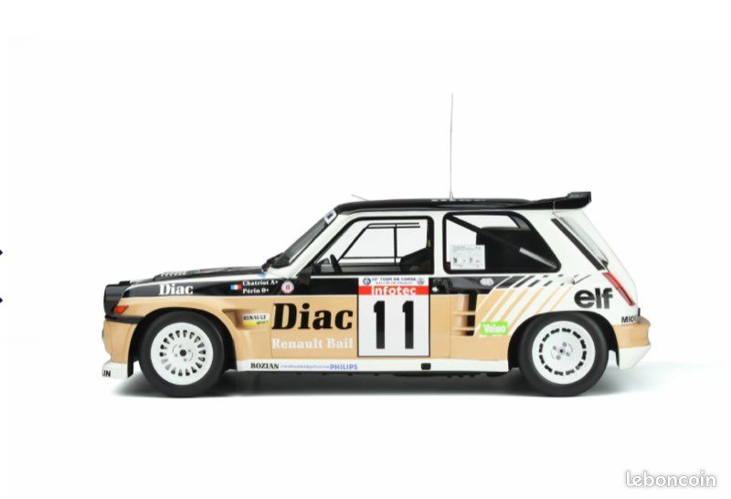 Renault Maxi 5 Turbo No 11 Tour de Corse 1986 1/12 - G063 Ottomobile (image 2)