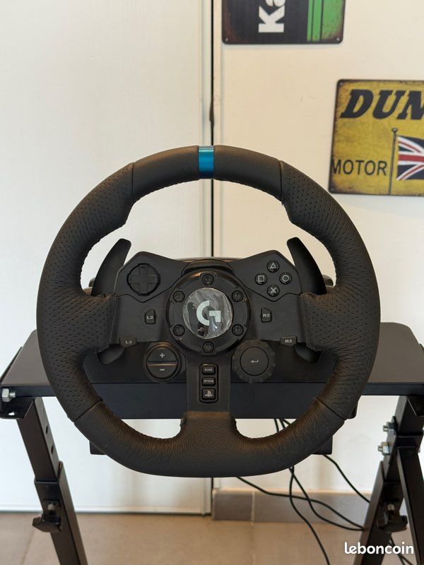 Logitech G923 TRUEFORCE PS5/PS4 + levier de vitesse + stand complet (image 2)