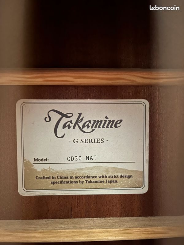 Guitare Takamine GD30 (image 4)