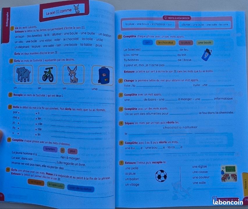 Fichier d'élève Mon Année de Français CE1 (image 2)