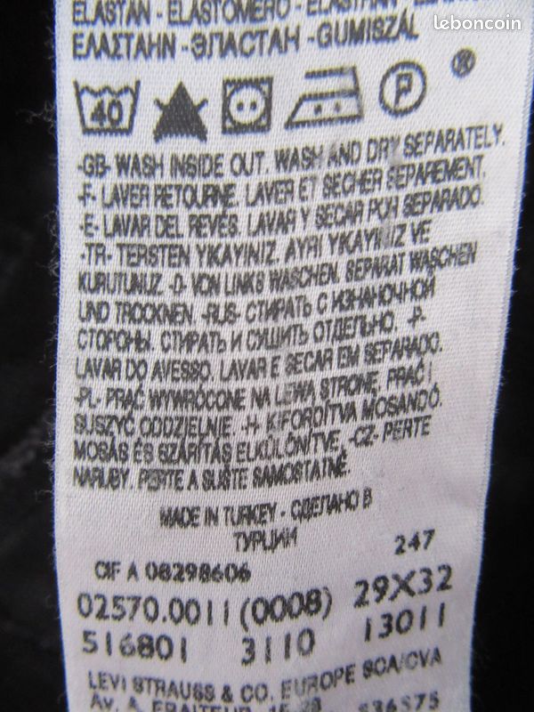 Jean Levi's taille 29 (celf33) (image 3)