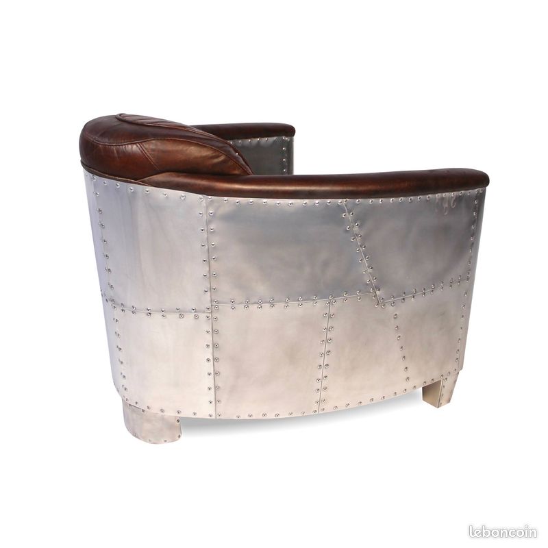 Fauteuil cuir Aviateur (image 3)