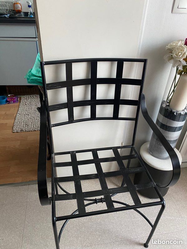 Chaise fer forgé (image 2)
