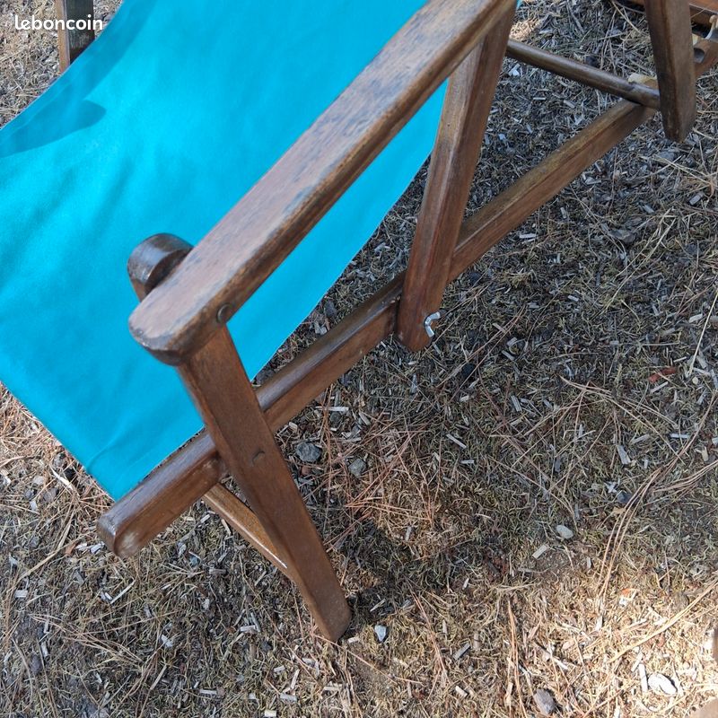 Lot de 2 chaises longues type chilienne (image 5)