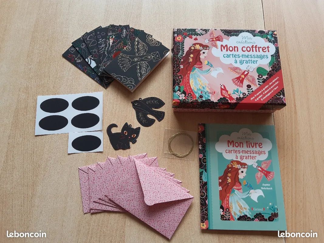 Mon coffret de cartes-messages à gratter (image 1)