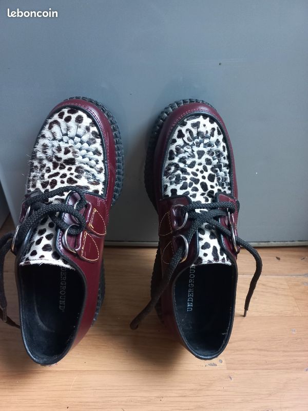Underground Creeper Underground Chaussures Femme Creepers