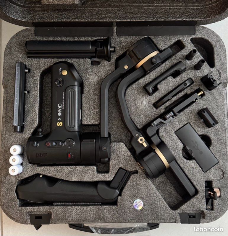 Zhiyun Crane 3S Pro Kit – Stabilisateur pro – Comme neuf (image 5)