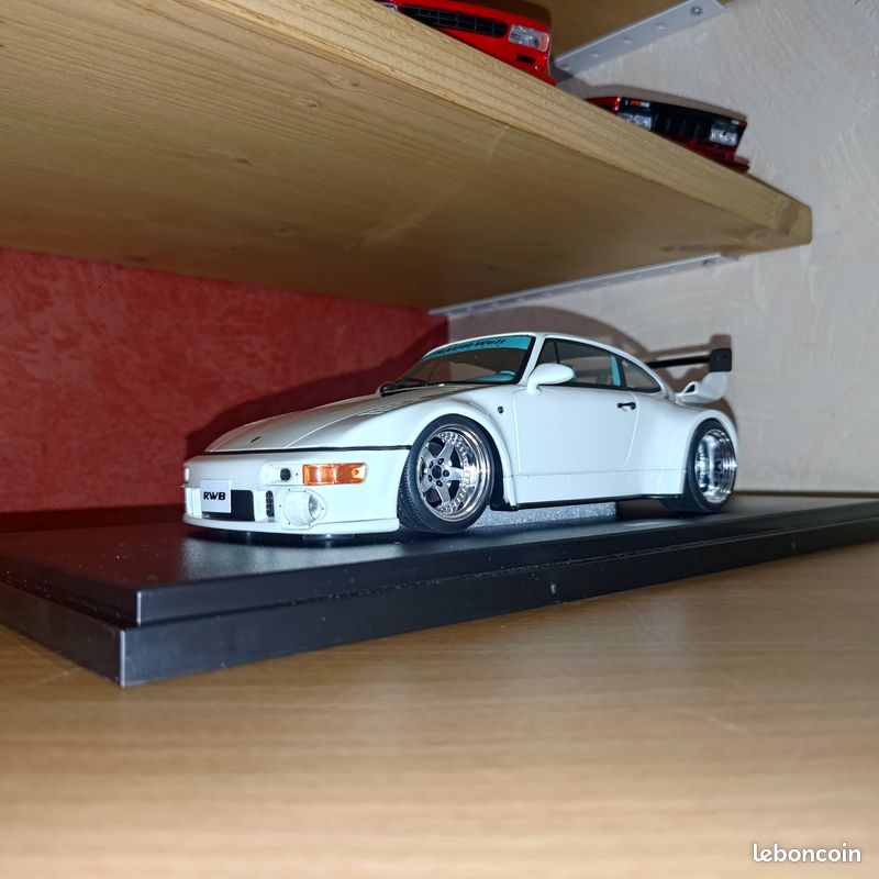 GT Spirit 1:18 Porsche 911 RWBA (slant Nose 964) - Blanche, Résine, Neuve