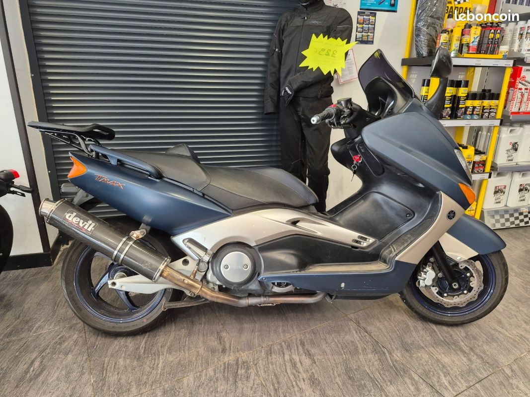 Tmax Scooter Yamaha T Max 2001 Max 500 2001 Tmax 2001 Usato Black - Main Image