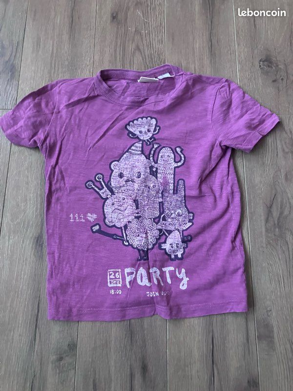 T-shirt Zara Garçon Taille 2-3 Ans - Occasion Très Bon état