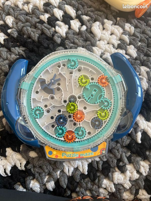 Puzzle Labyrinthe 3D à Bille - Jouet éducatif Pour Enfants 3-8 Ans, Gravité Et Engrenages, Anti-stress, Sans BPA