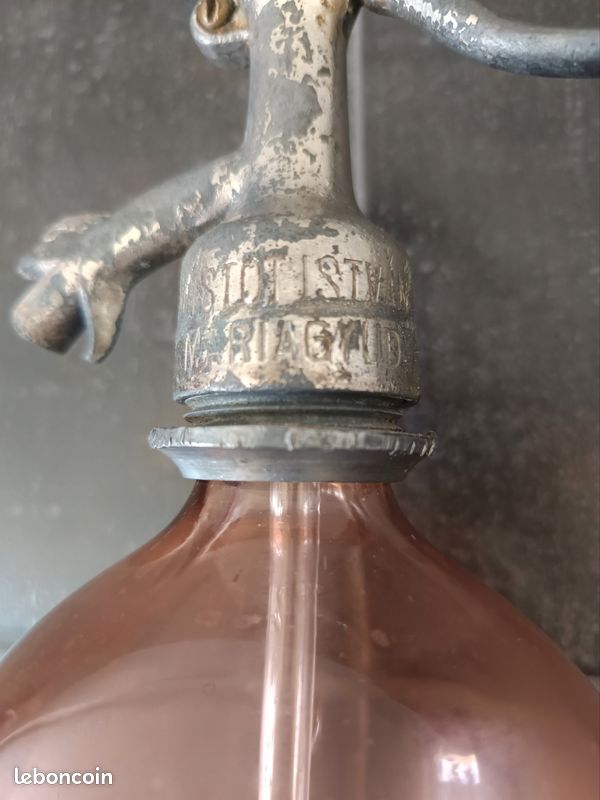 Siphon à Eau De Seltz Vintage Ouraline Gazo-Siphon – Fabriqué En France – Années 1920