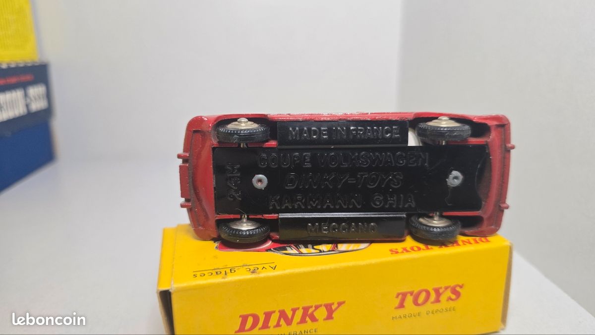 Dinky Toys F n° 24M Volkswagen Karmann Ghia VW en boîte | UK