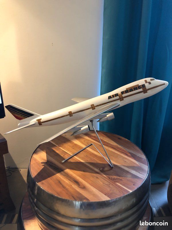 Maquette Avion Air France Boeing 747 Métallique 1/400 - Modèle Déco