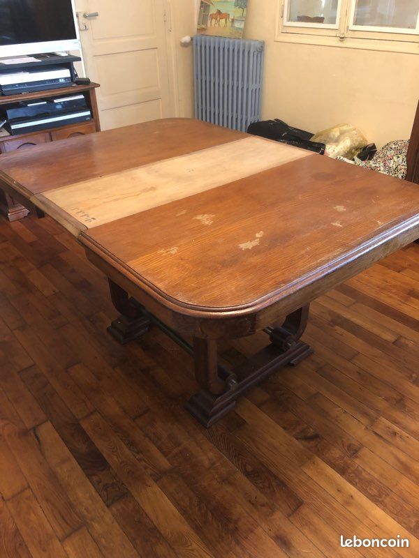 Table ancienne 1930 à restaurer (image 1)