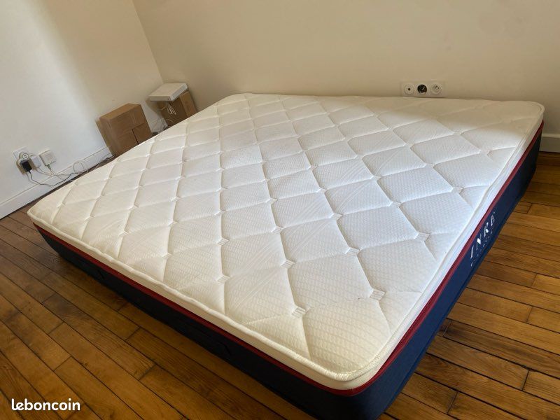 Matelas 160x200 cm épaisseur 30 cm, Mousse à Mémoire de Forme, 7 Zones Ergonomiques, Hypoallergénique, (image 1)