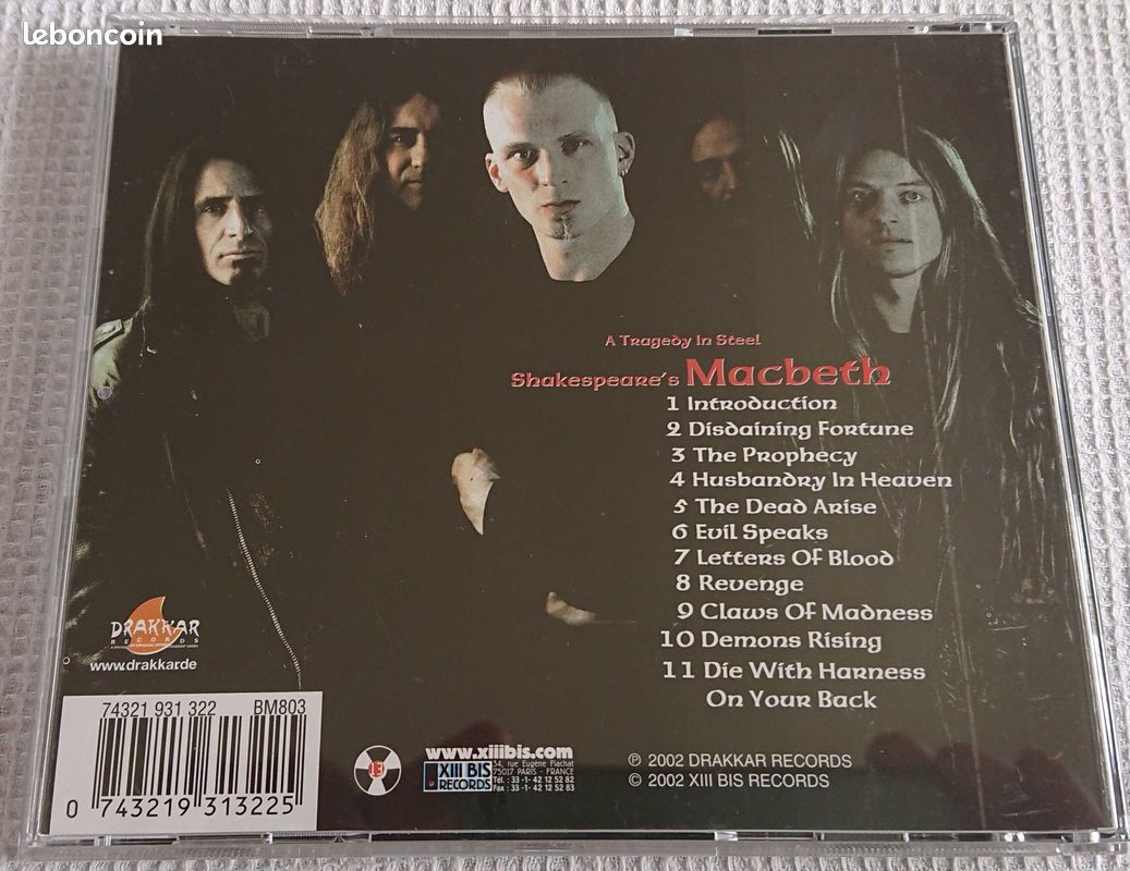 Rebellion - A tragedy in Steel / Shakespeare's Macbeth by Rebellion (1CD) (image 3)