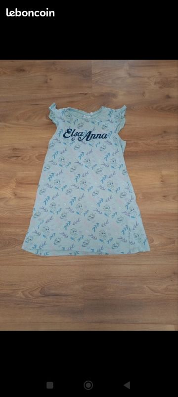Chemise de nuit fille La Reine des neiges taille 10 ans Vêtements