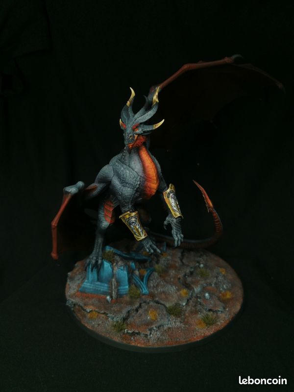 WARHAMMER AGE OF Sigmar -KRONDYS son of dracothion -Pro-Painted