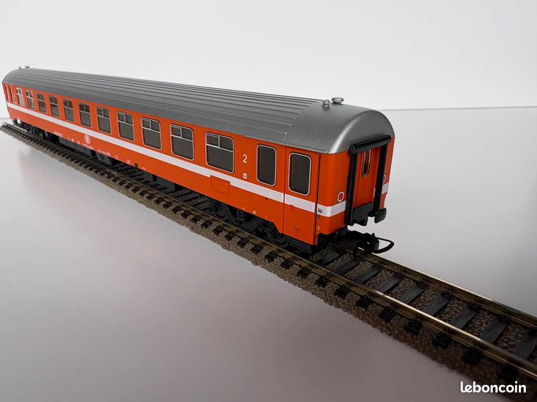 HERIS LS MODELS 14002 SNCF Usi B10 Myfi Voitures Ep4 H0 1:87 Neuf et
