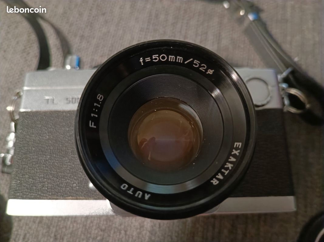 Appareil Photo Exakta TL 500 - Ihagee SLR 35mm - Boîtier Argentique - Occasion Fonctionnel