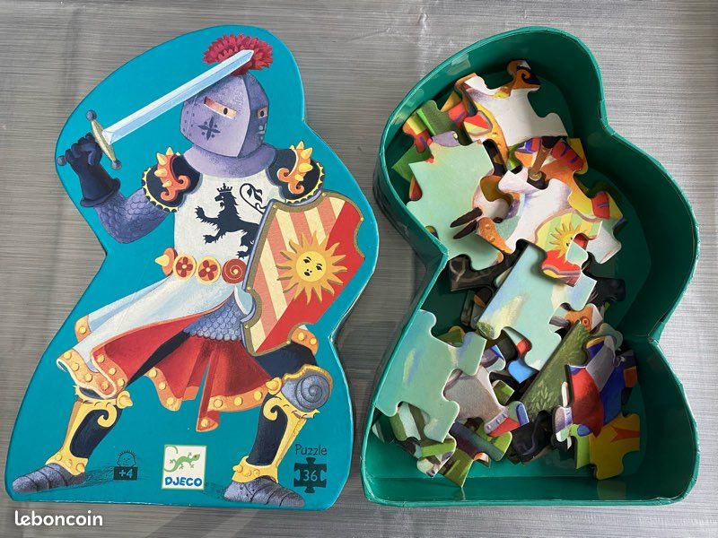 DJECO, Puzzle enfant, Chevalier de la pleine lune, 36 pièces | Dès 4 Ans, Assemblage Facile, Grandes Pièces, Carton Durable, Boîte Rangement Silhouette, Cadeau Éveil, 42x30 cm DJECO, Puzzle enfant, Chevalier de la pleine lune, 36 pièces | Dès 4 Ans, Assemblage Facile, Grandes Pièces, Carton Durable, Boîte Rangement Silhouette, Cadeau Éveil, 42x30 cm