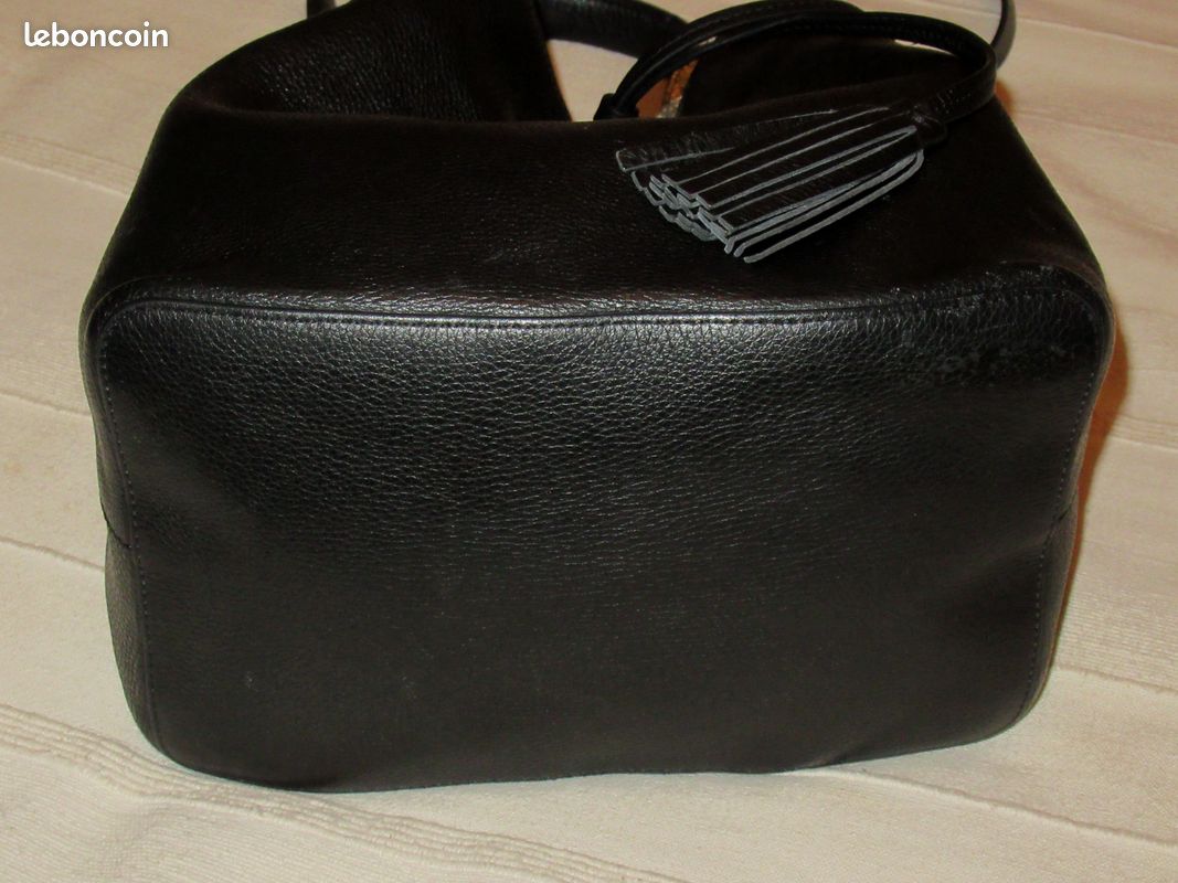 Sac seau Gerard Darel tout cuir avec dust bag (image 7)