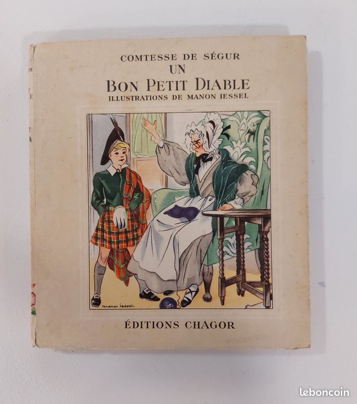 2 Livres Comtesse De Ségur - Édition Gordinne Liège - Illustrations Manon Iessel - État Correct