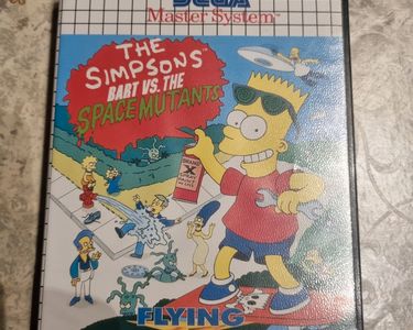 Jeu The Simpsons Sur Sega Master System (SMS) - Version PAL - Rétrogaming