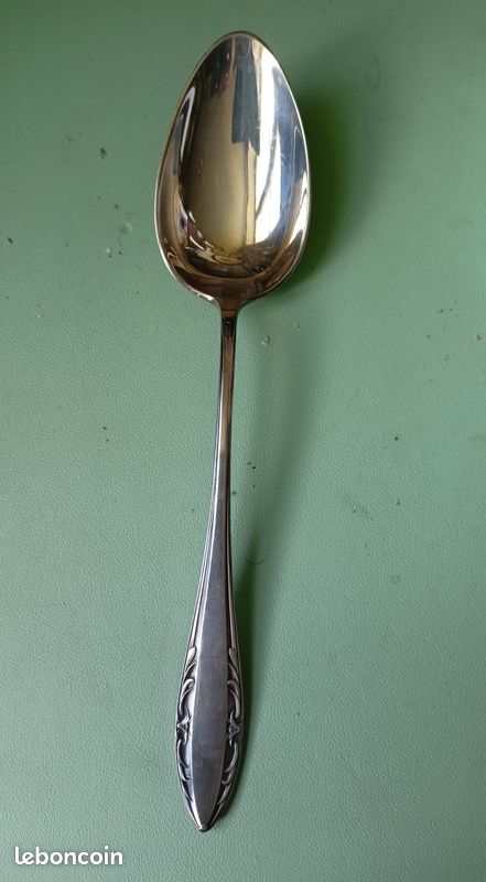 Boite de 6 petites cuillères café dorées