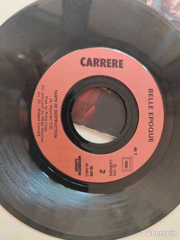 🎵 BAMALAMA - Belle Epoque | 45 tours Carrère 1978 (image 5)