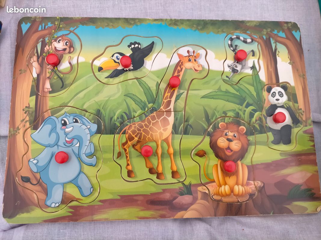 5 Jeux en bois (puzzle, domino) (image 3)