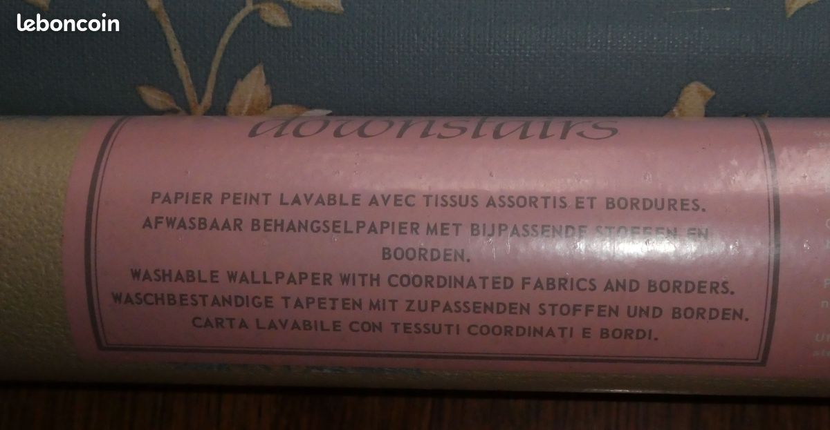 Un rouleau tapisserie + chutes. Vintage (image 2)