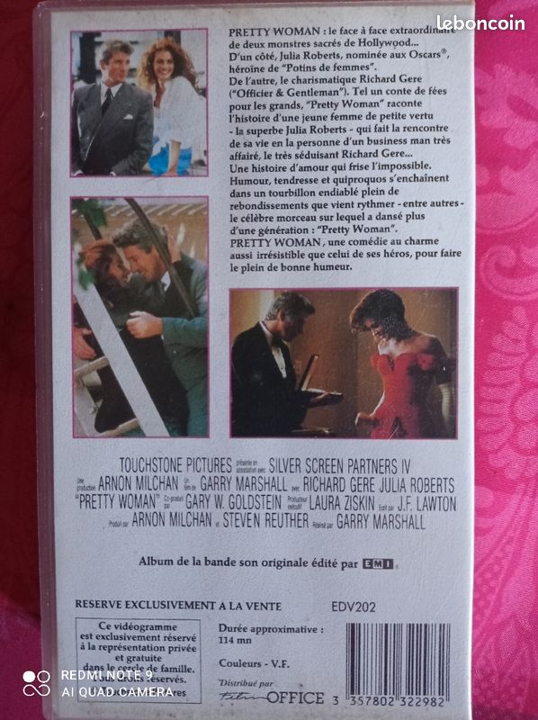 Cassette VHS Pretty Woman (image 2)